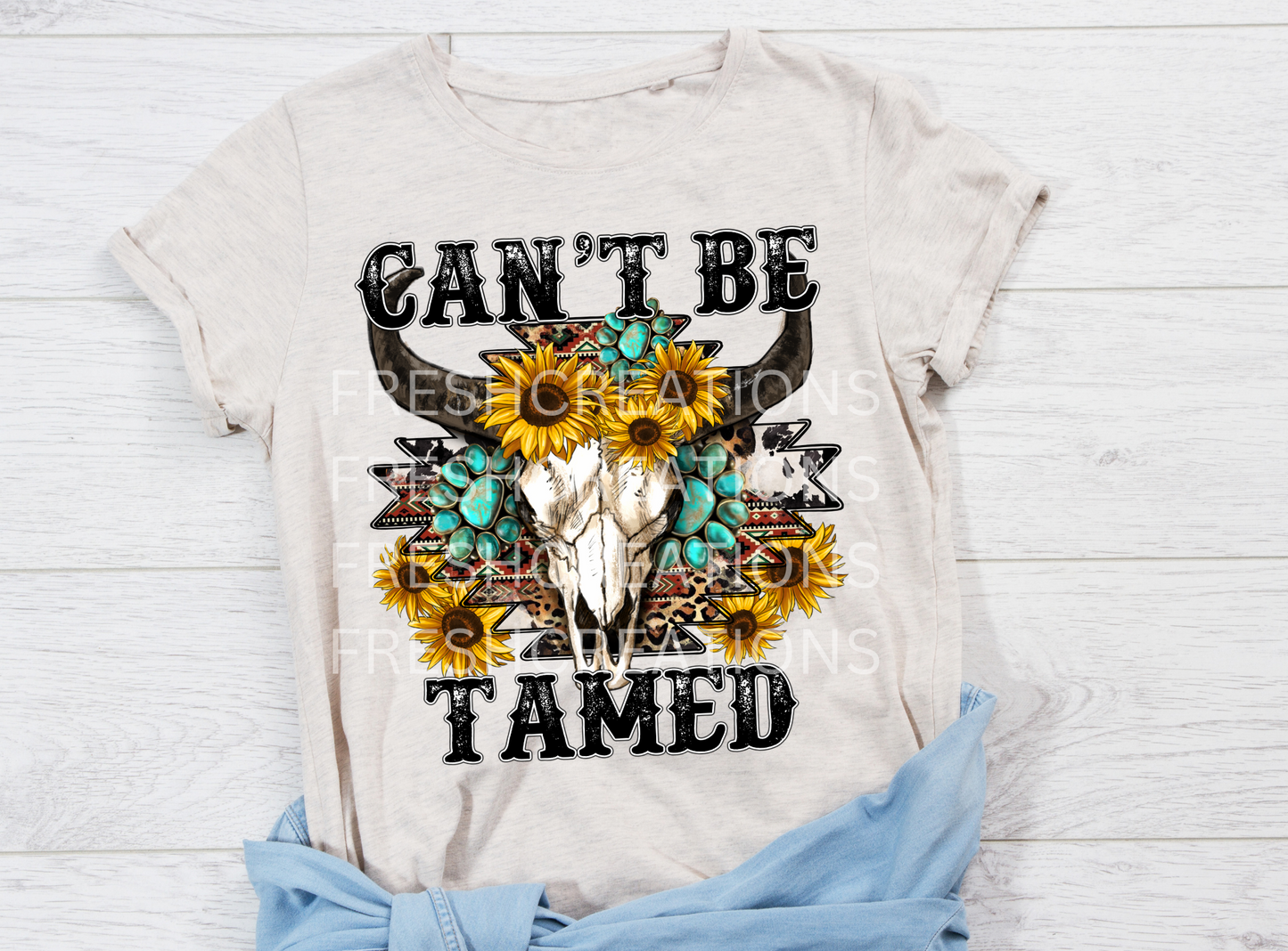 CANT BE TAMED DTF TRANSFER