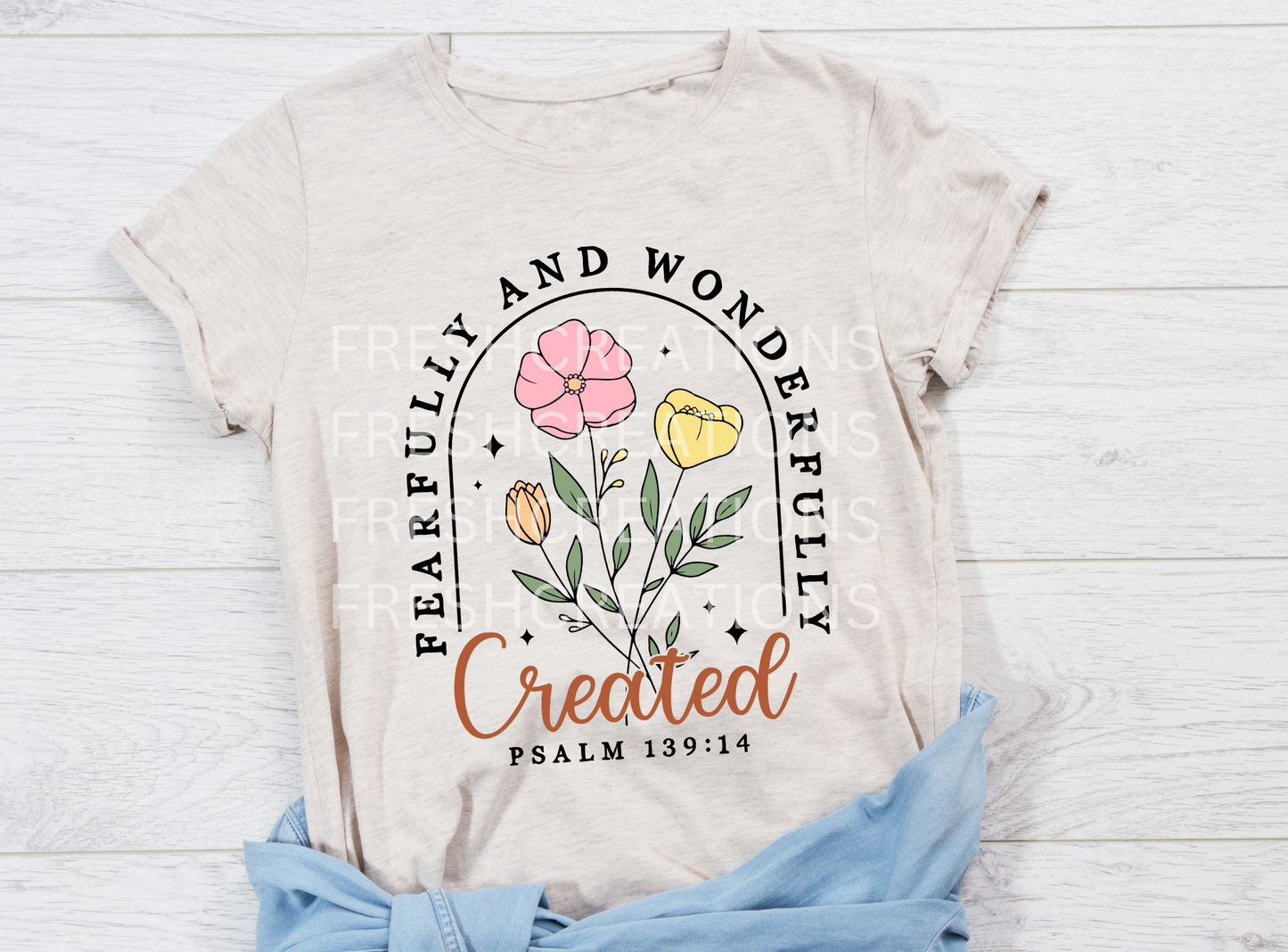 FEARFULLY AND WONDERFULLY DTF TRANSFER