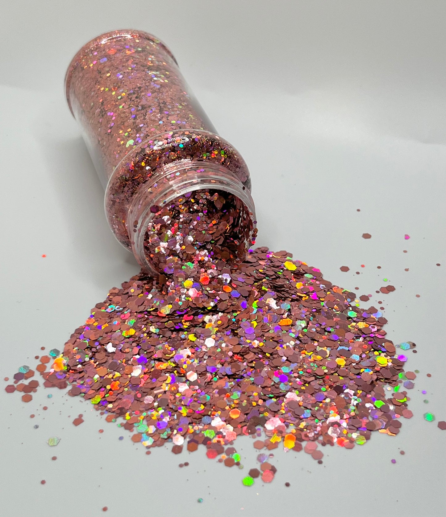 ROSE GOLD HOLOGRAPHIC CHUNKY MIX