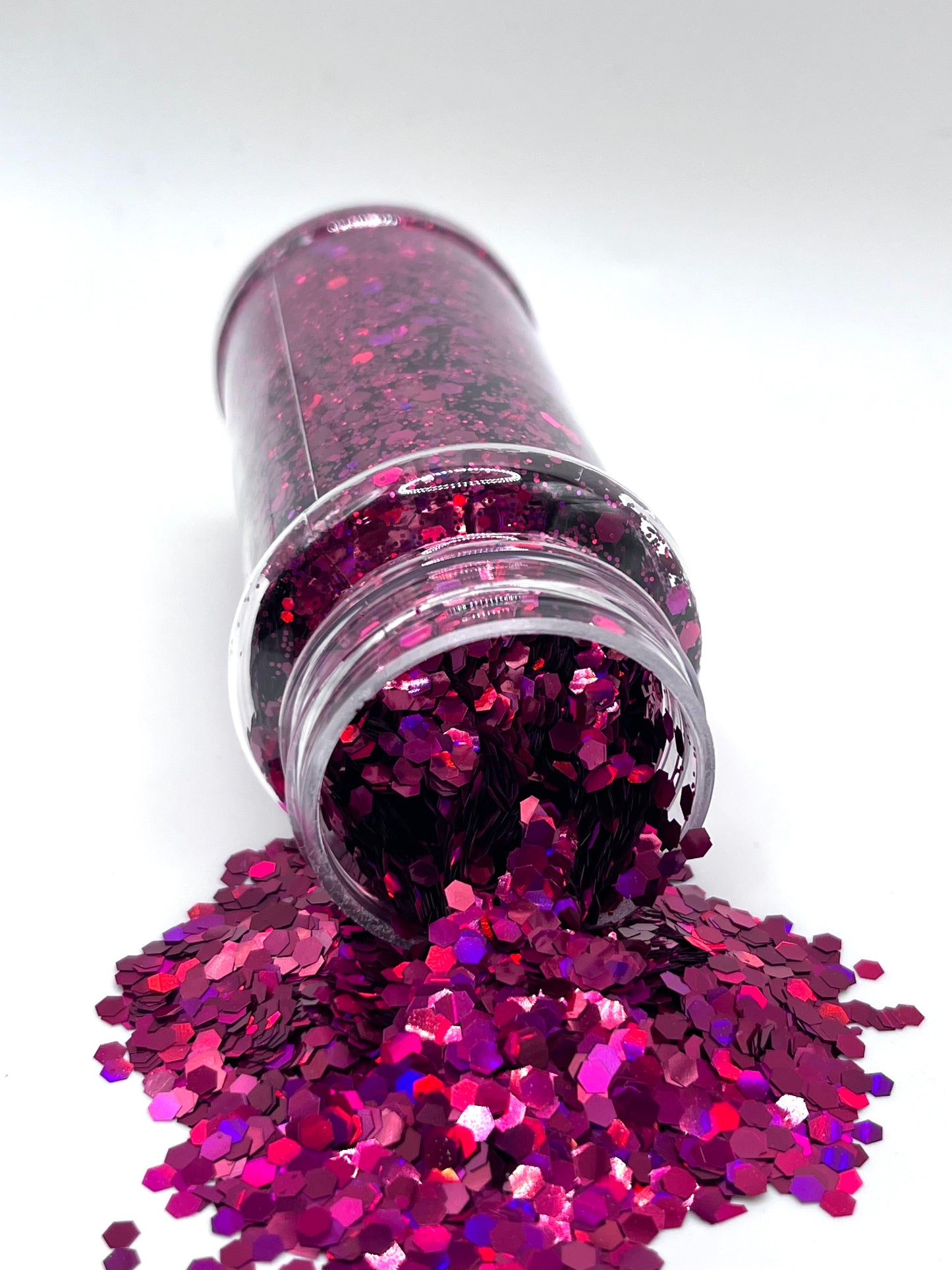 PLUM HOLOGRAPHIC CHUNKY MIX