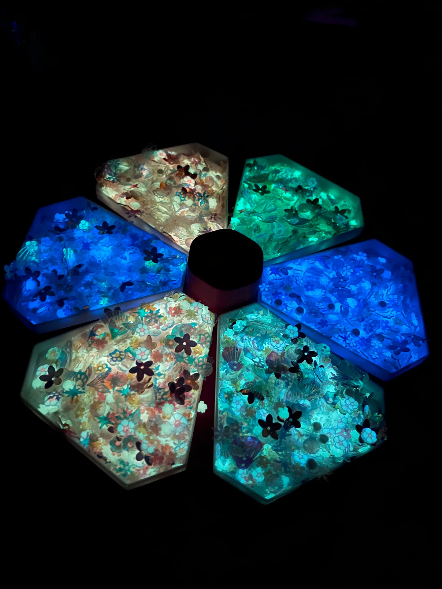 GLOW IN THE DARK ADDITIVES SET OF 6