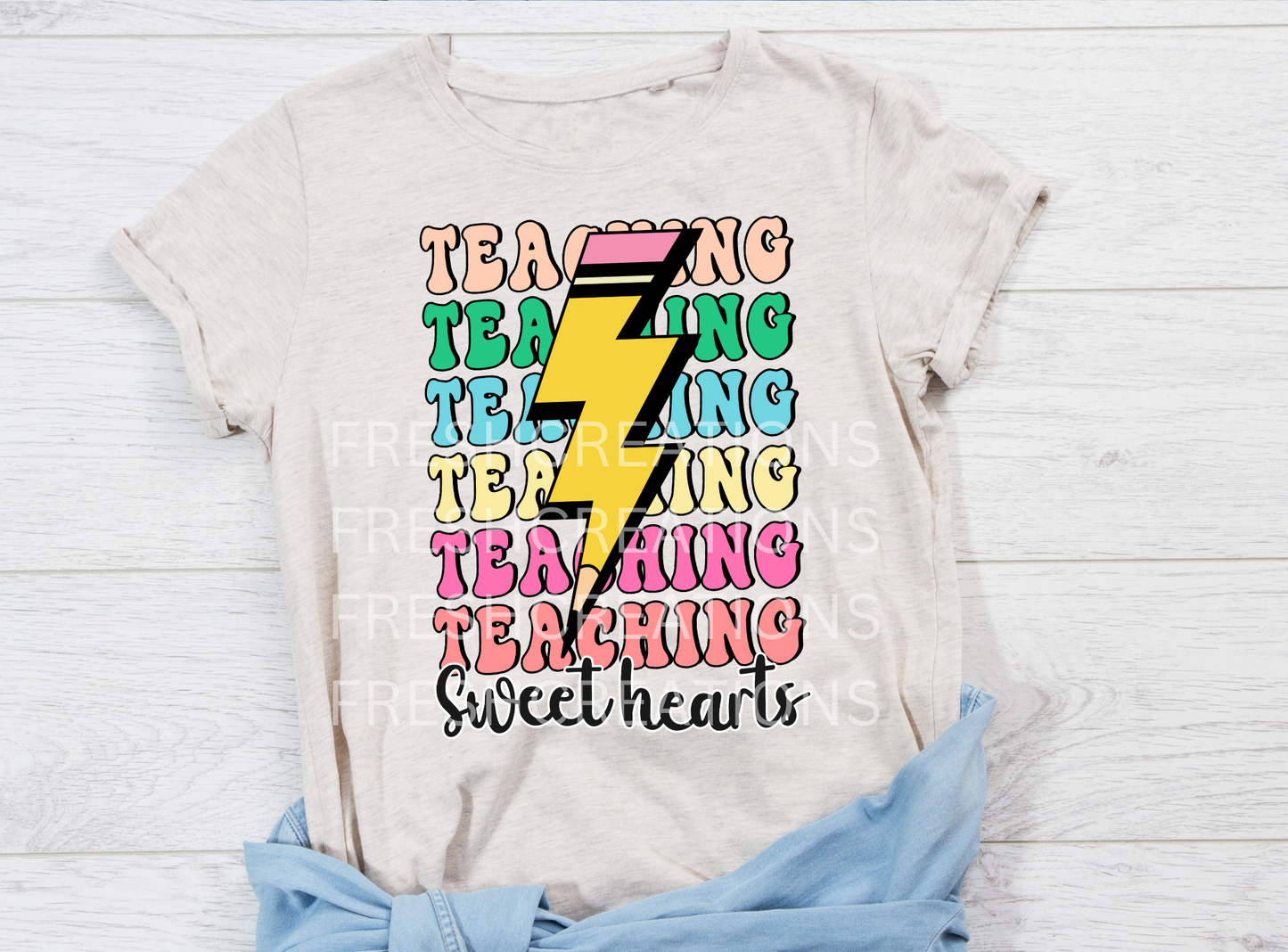 TEACHING SWEET HEARTS DTF TRANSFERS