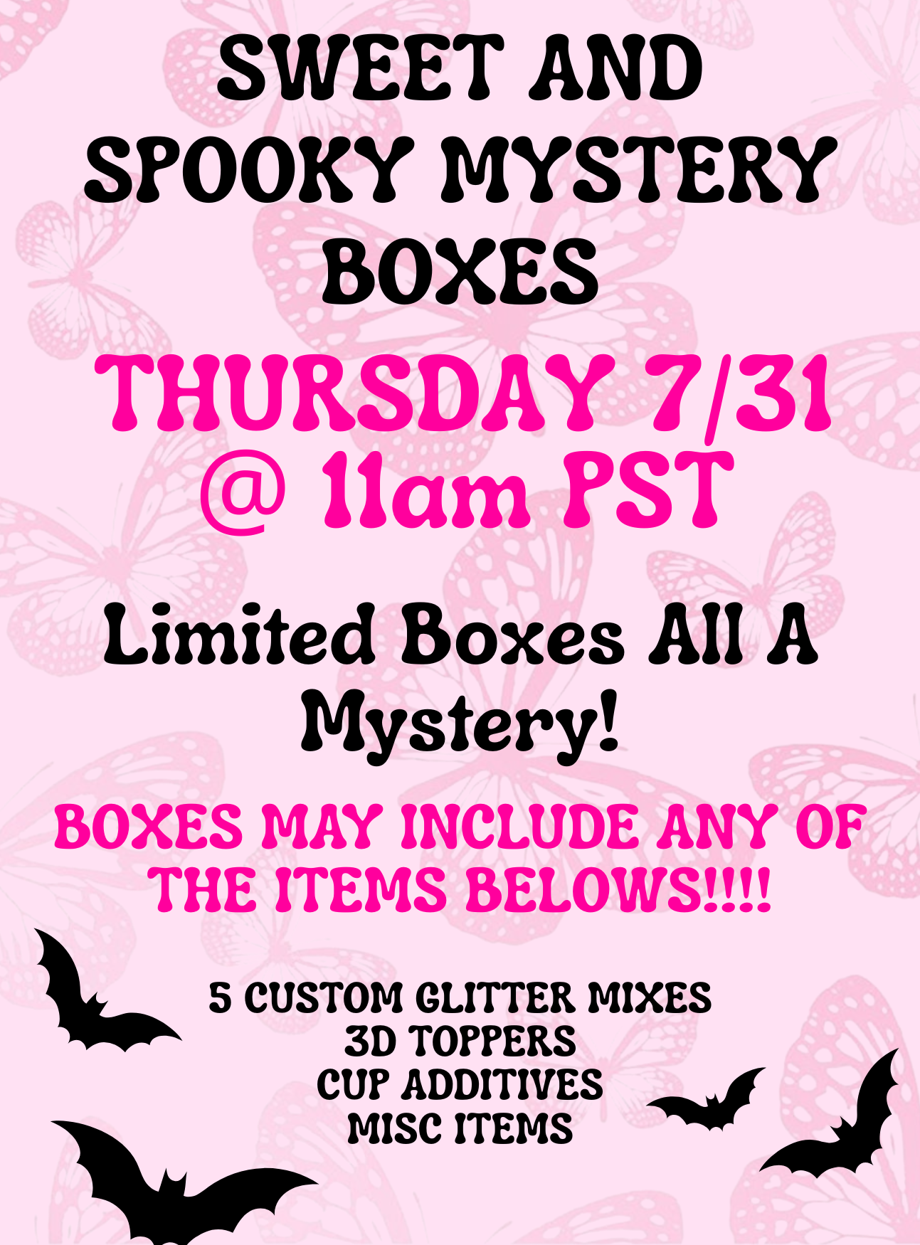 SWEET AND SPOOKY MYSTERY BOXES