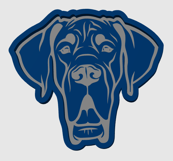 GREAT DANE TRINKET TRAY STL DIGITAL FILE ONLY