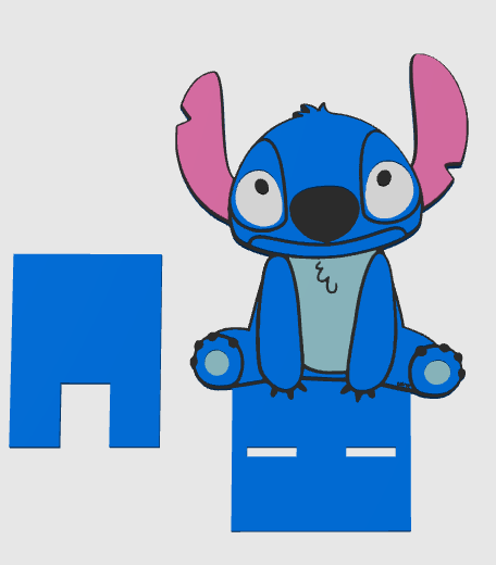 STITCH PHONE HOLDER STL DIGITAL FILE ONLY