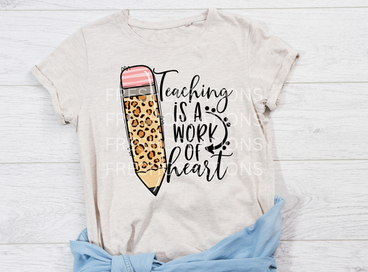 TEACHING WORKING OF HEART DTF TRANSFER