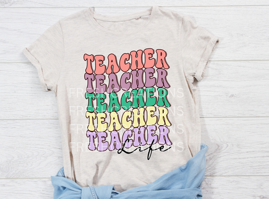 TEACHER LIFE DTF TRANSFER