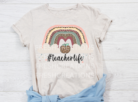 RAINBOW TEACHER LIFE DTF TRANSFER