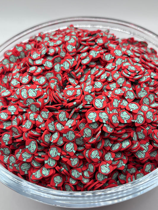 SALLY HEADS POLYMER CLAY SLICES