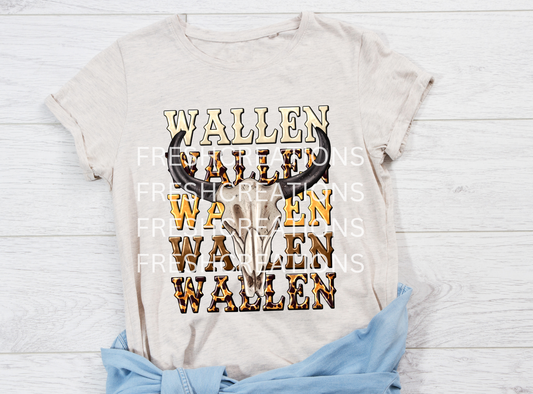 WALLEN DTF TRANSFER