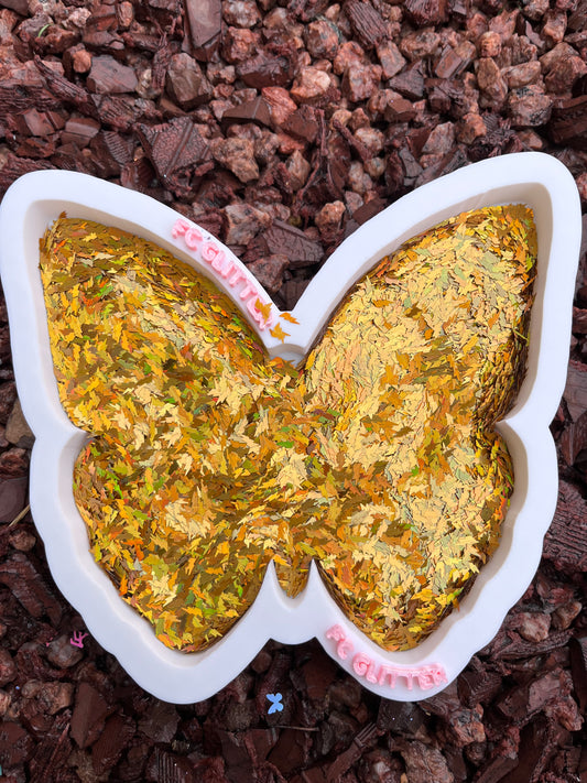 GOLD BOLTS SHAPE GLITTER