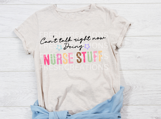 DOING NURSE STUFF DTF TRANSFER