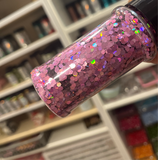 PINK HOLOGRAPHIC CHUNKY MIX