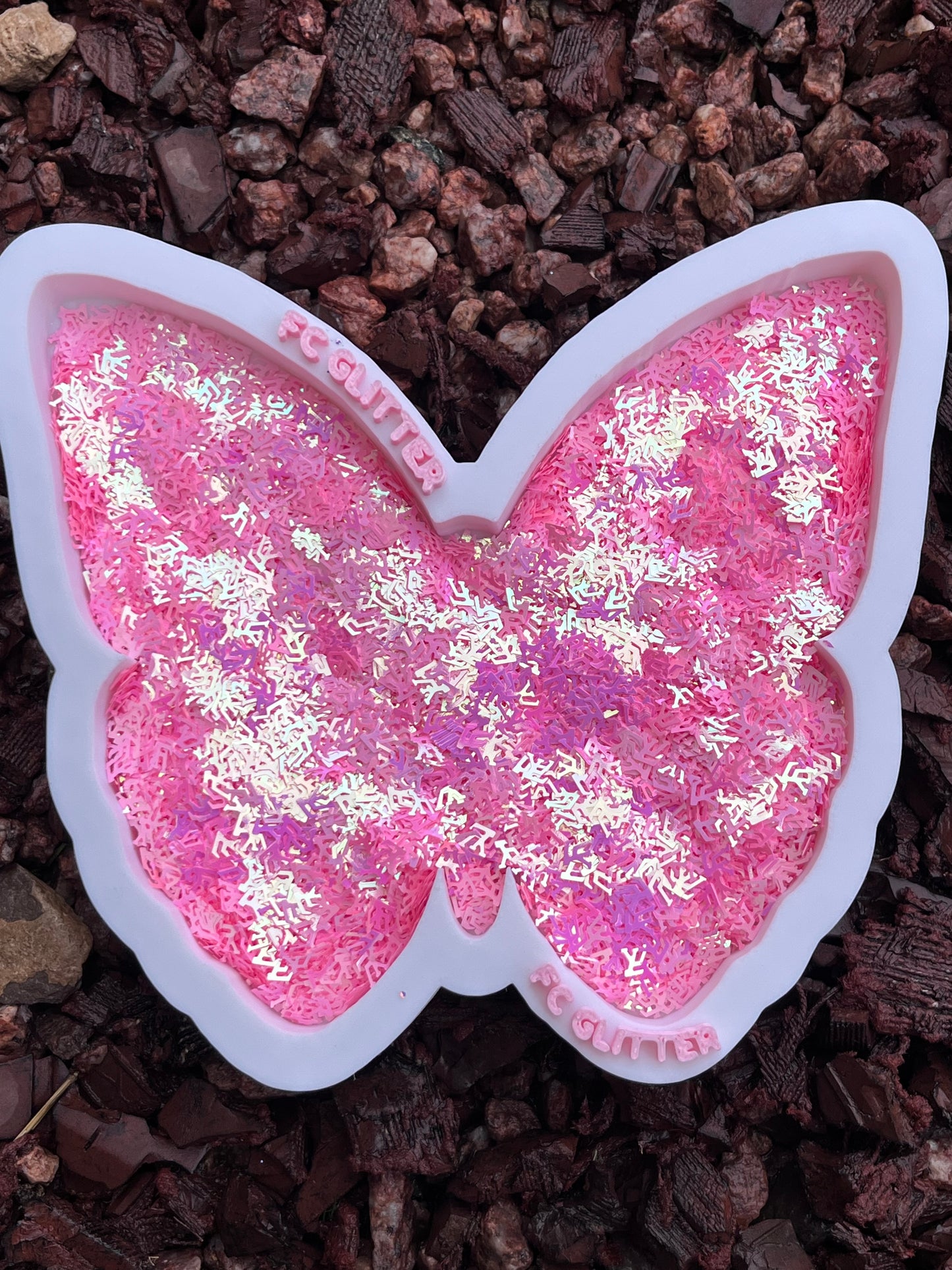 PINK LV SHAPE GLITTER