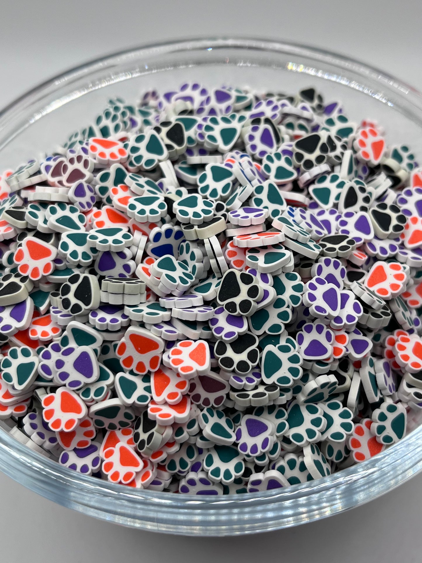 DOG PAWS POLYMER CLAY SLICES