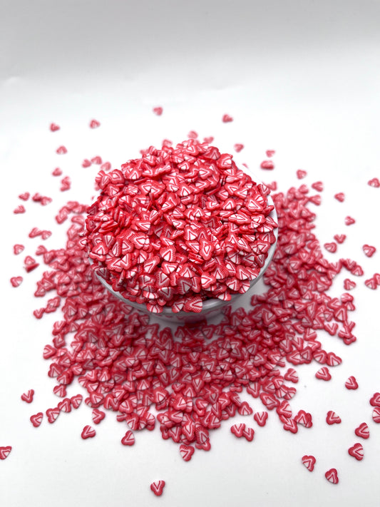 STRAWBERRY POLYMER CLAY SLICES
