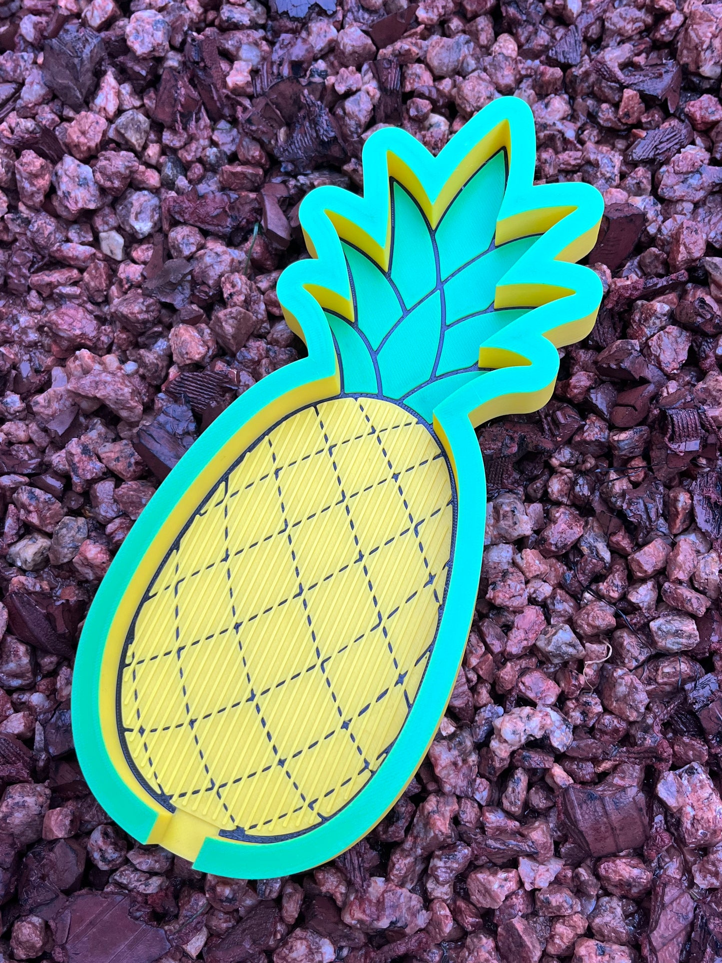 PINEAPPLE RHINESTONE TRAY