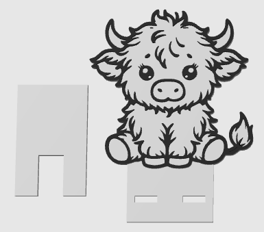 COW PHONE HOLDER DIGITAL FILE ONLY