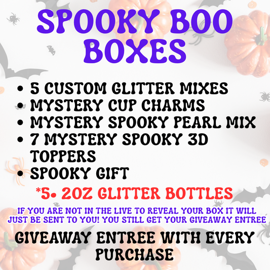 SPOOKY MYSTERY BOO BOXES 8/25