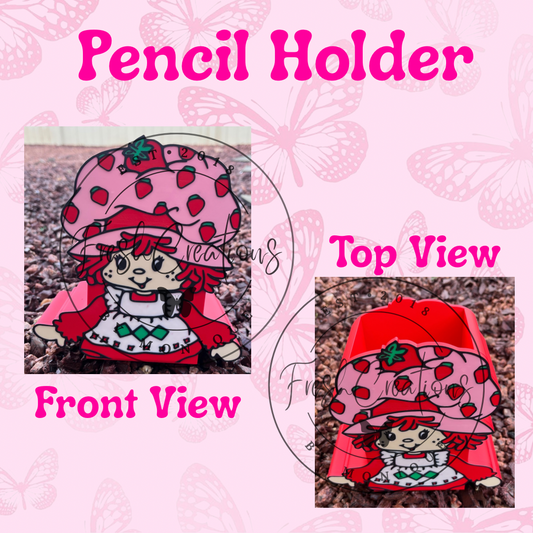 STRAWBERRY SHORTCAKE STANDARD PENCIL HOLDER