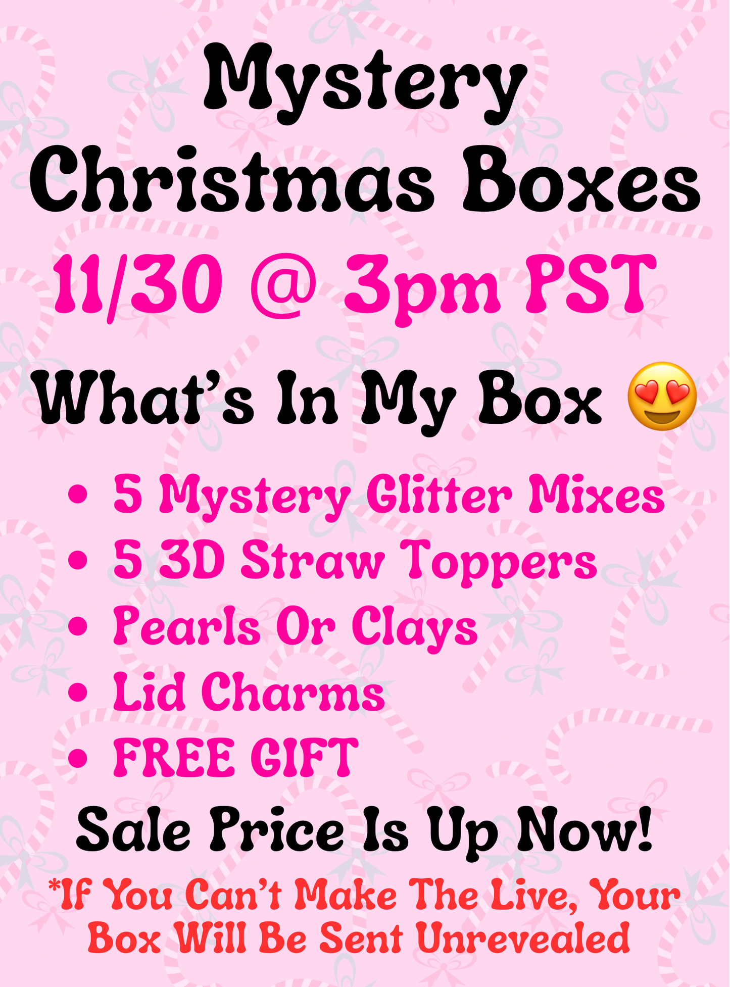 MYSTERY CHRISTMAS BOXES 11/30