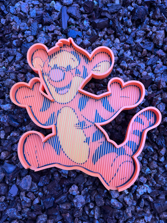 TIGER RHINESTONE TRAY STL DIGITAL FILE ONLY