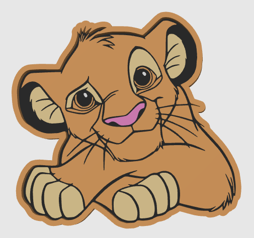 SIMBA TRINKET TRAY STL DIGITAL FILE ONLY