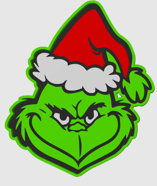 GRINCH TRINKET TRAY STL DIGITAL FILE ONLY