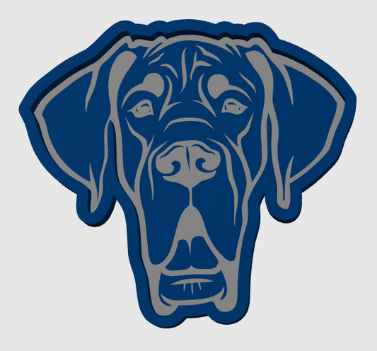 GREAT DANE TRINKET TRAY STL DIGITAL FILE ONLY