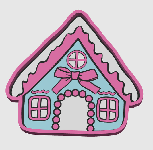 WINTER WONDERLAND HOUSE TRINKET TRAY STL DIGITAL FILE ONLY
