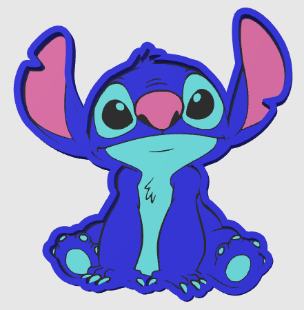 STITCH TRINKET TRAY STL DIGITAL FILE ONLY