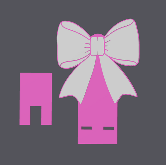 BOW PHONE HOLDER STL DIGITAL FILE ONLY