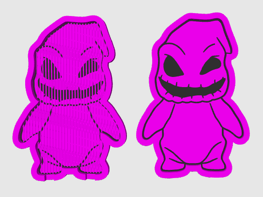 OOGIE BODY RHINESTONE AND BEADED TRAY STL DIGITAL FILE ONLY