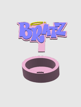 BRATZ GLUE HOLDER STL DIGITAL FILE ONLY