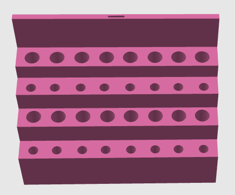 32 SLOT BLING & REGULAR WITH CHARACTER OPENING PEN HOLDER STL DIGITAL FILE ONLY