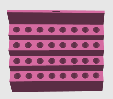 32 SLOT BLING WITH CHARACTER OPENING PEN HOLDER STL DIGITAL FILE ONLY